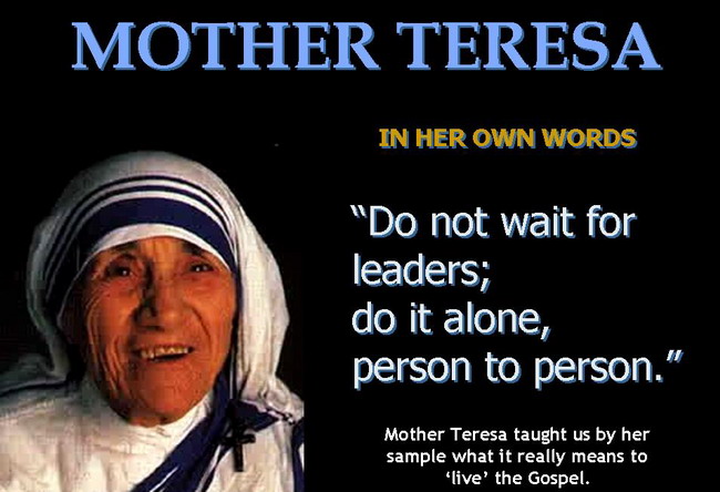 a speech on mother teresa