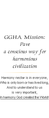 Mission of Global Harmony Association